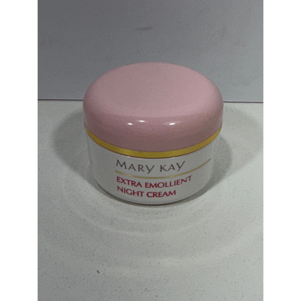 Mary Kay Extra Emollient Night Cream For Very Dry Skin 2.5 oz Jar original formu